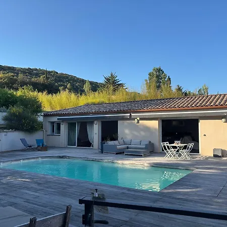 Maison De Avec Piscine Et Privatif Pres De Montpellier - L'instant Bien Etre Vailhauquès